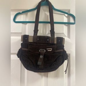 Vintage Diesel Corduroy Shoulder Bag